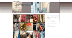 Desktop Screenshot of antikvariatlexica.se